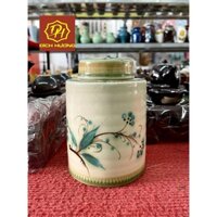Hộp đựng chè sứ Bát Tràng vẽ tay