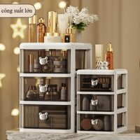 Hộp đựng cọ mỹ phẩm, Hộp đựng bút nhiều lớp trong suốt, Tủ nhựa Mini, Hộp đựng văn phòng phẩm