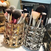 Hộp đựng cọ trang điểm pha lê cao*