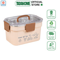 Hộp Đựng Cơm 2 Ngăn, Túi Đựng Cơm Văn Phòng Lòng Inox Cao Cấp VIỆT NHẬT HOKORI 6566 - TADAHOME