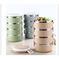 Hộp đựng cơm camen 4 ngăn Inox cao cấp