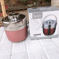 Hộp Đựng Cơm Cặp Lồng Cà Mên Đựng Cơm Canh Hàn Quốc Chất Liệu Inox 304 Cao Cấp