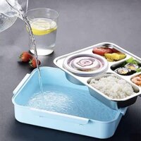 HỘP ĐỰNG CƠM GIỮ NHIỆT BẰNG INOX 5 NGĂN