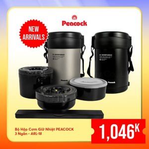Hộp đựng cơm giữ nhiệt Peacock ARL-18