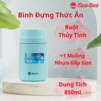 Hộp Đựng Cơm Rạng Đông, Giữ Nhiệt Thức Ăn Tới 12h, Ruột Thủy Tinh Kèm Muỗng Gấp Gọn An Toàn, Ý Nghĩa Model: RD-0850 N1.T