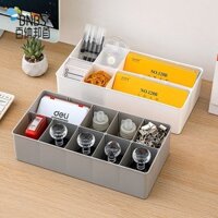 Hộp đựng con dấu nhiều lưới Hộp đựng hóa đơn tài chính Hộp chia tài liệu công ty và phân loại hóa đơn Hộp niêm phong