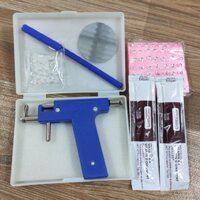Hộp dụng cụ bấm lỗ tai kèm bút và 72 khuyên rời