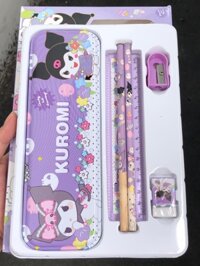 Hộp dụng cụ học tập hộp bút-thước- bút chì-cục gôm (Kiện 240 Hộp)