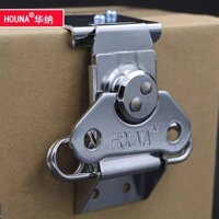 Hộp dụng cụ khóa bướm sắt cỡ lớn, hộp không khí, phụ kiện khóa hành lý, khóa xoay, hộp gỗ, hộp khóa phần cứng, I0OZ