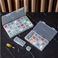 Hộp Dụng Cụ Tổ Chức Multigrids Ngăn Tổ Chức Nhựa Hộp Bảo Quản Vít Trong Suốt Trang Sức Bông Tai Hạt Vít Giá Đỡ Màn Hình Hộp Đựng Người Tổ Chức