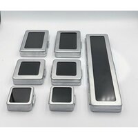 Hộp đựng đá quý kim loại nhám - Hộp đựng đá quý Sgems