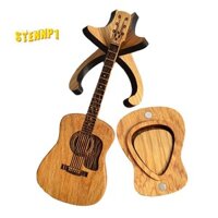 Hộp đựng đàn Guitar bằng gỗ có chân đế, 3 hộp đựng đàn Guitar độc đáo, hộp đựng đàn Guitar hình đàn Guitar bền