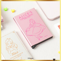Hộp đựng danh thiếp bật lên bằng nhôm Disney Alice 's Adventures in Wonderland