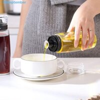 Hộp đựng dầu NHẬP NHẬT, Dụng cụ rót Cruet trong suốt bằng thủy tinh, Tự động mở chai giấm không rách tại nhà