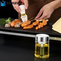 Hộp Đựng Dầu SPARKL, Chai Bàn Chải Nước Sốt Có Thể Tháo Rời Silicon, Loại Báo Chí Chịu Nhiệt Độ Cao Chống Rò Rỉ Với Cân Bàn Chải Thịt Nướng Chai