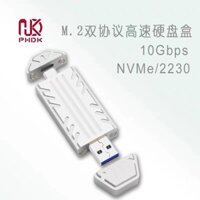 Hộp đựng di động SSD M.2 NVME tốc độ cao JMS583 điều khiển chính USB TYPE-C đầu kép cắm trực tiếp