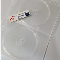 Hộp đựng đĩa CD - DVD nhựa trắng (Hộp đựng 2 đĩa)