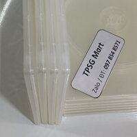 Hộp đựng đĩa CD, DVD nhựa trắng (Hộp đựng 2 đĩa)