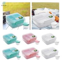 Hộp đựng đồ ăn Bento Box Hình chữ nhật đa năng có ngăn với