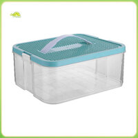 Hộp đựng đồ chơi Fianao Hộp lưu trữ dung tích lớn có nắp đậy cho khối xây dựng và trang sức Hộp đựng trong suốt có nhiều ngăn Lý tưởng cho người mua Đông Nam