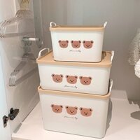 Hộp Đựng Đồ Chơi Hình Gấu Dễ Thương Xinh Xắn