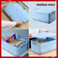 Hộp đựng đồ đa năng có thể gấp gọn, hộp lưu trữ sách nhựa PP nguyên sinh cao cấp