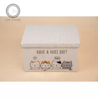 Hộp Đựng Đồ Đa Năng Gin Store, Hộp Đựng Quần Áo  Bằng Vải Cao Cấp