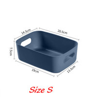 Hộp đựng đồ đa năng tiện dụng 3 kích thước CH03 - CH03 Size M - Trắng