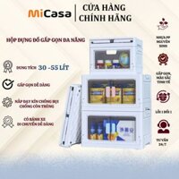 Hộp Đựng Đồ Dùng Micasa Trong Suốt, Thùng Đựng Đa Năng, Để Đồ Dã Ngoại, Hộp Để trên Ô Tô Tiện Lợi