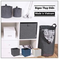 Hộp đựng đồ gấp gọn vải polyester cao cấp BIGSO vnxk Thụy Điển 31.5cm