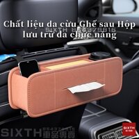 Hộp đựng đồ ghế sau ô tô túi đựng đồ treo sau ghế oto thùng đựng đồ ô tô Ghế sau ô tô giá đỡ lưu hộp giấy vệ sinh ô tô