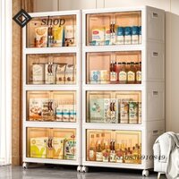 Hộp Đựng Đồ Gia Dụng Miễn Phí Lắp Đặt Tủ Đựng Đồ Dùng Quần Áo Trẻ Em Tủ Đựng Đồ Chơi Tủ Đựng Đồ Nhựa Có Thể Gập Lại