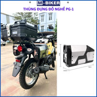 Hộp đựng đồ, hộp đựng đồ nghề cho xe, thùng hông PG1, BMW, motor PKL nhựa ABS và nhôm nhỏ gọn