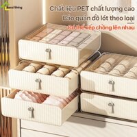 hộp đựng đồ lót nam nữ AIGE, vật dụng tư trang cá nhân AIGE, thiết kế ngăn kéo, có vách ngăn