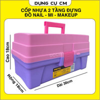 Hộp đựng đồ nail-mi-makeup truper có tay xách 14inch