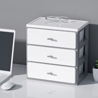 Hộp đựng đồ Ngăn Kéo Để Bàn học sinh ký túc xá mỹ phẩm hiện vật văn phòng phẩm bàn làm việc đồ tốt Bàn Máy Tính Giá để đồ 3JPZ