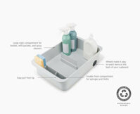 Hộp đựng đồ nhà bếp Joseph Joseph 8500002 CupboardStore™ có bánh lăn