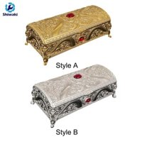 Hộp đựng đồ trang sức bằng kim loại Phong cách cổ điển Hộp đựng đồ trang sức cho mặt dây chuyền quyến rũ