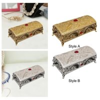 Hộp đựng đồ trang sức bằng kim loại Phong cách cổ điển Hộp đựng đồ trang sức cho mặt dây chuyền quyến rũ