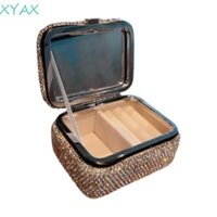 Hộp đựng đồ trang sức du lịch XYAX Giá đỡ hình vuông Quà tặng nhẫn Hộp đựng