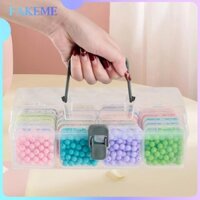 Hộp đựng đồ trang sức trong suốt với 24 hộp nhỏ Hộp đựng hạt di động đa năng Hộp đựng đồ cho vòng tay Nhẫn quyến rũ