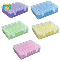 Hộp đựng đồ trang sức trong suốt Hộp đựng thủ công 30 ngăn Hộp đựng thực tế có nắp cho kim cương giả Nhẫn Bông tai