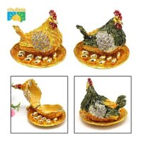 Hộp đựng đồ trang sức trứng gà mái để trang trí nhà cửa