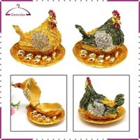 Hộp đựng đồ trang sức trứng gà mái để trang trí nhà cửa