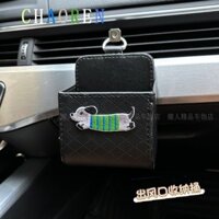 Hộp đựng đồ trên ô tô thêu xe dachshund xe lối ra treo túi đựng đồ phía sau ghế hộp đựng đồ