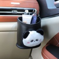 Hộp đựng đồ trên ô tô Túi đựng đồ gấu trúc bảo quản ổ cắm hộp bảo quản đồ dùng ô tô hàng ghế trước