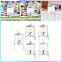 Hộp đựng đồ uống giả có thìa cho bữa tiệc Hộp đựng nước chanh 3,5L có chân đế cho bia trái cây Trà nước ép