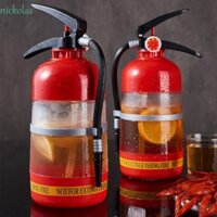 Hộp đựng đồ uống NICKOLAS, Hộp đựng đồ uống bằng nhựa hình bình chữa cháy, Thùng bia dung tích lớn 1,5L Tiệc rót đồ uống