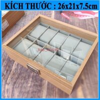 Hộp đựng đồng hồ 10 chiếc bằng gỗ