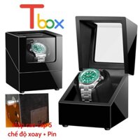 Hộp đựng đồng hồ cơ Automatic Hộp xoay đồng hồ cơ sử dụng động cơ Mabuchi Nhật bản loại 1 xoay 2 xoay BH 1-1